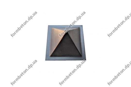 Форма крышки пирамида для столба из АБС пластика №4