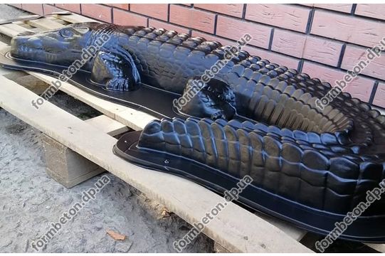 Форма из АБС пластика Крокодил