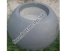 Формы для бетонной полусферы Вазон Ø 50 см